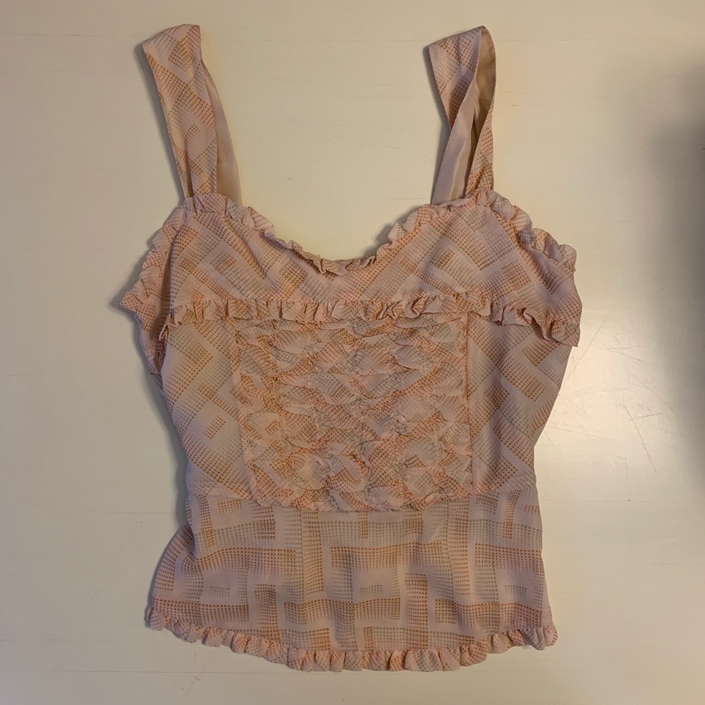 Anthropology Silk Top